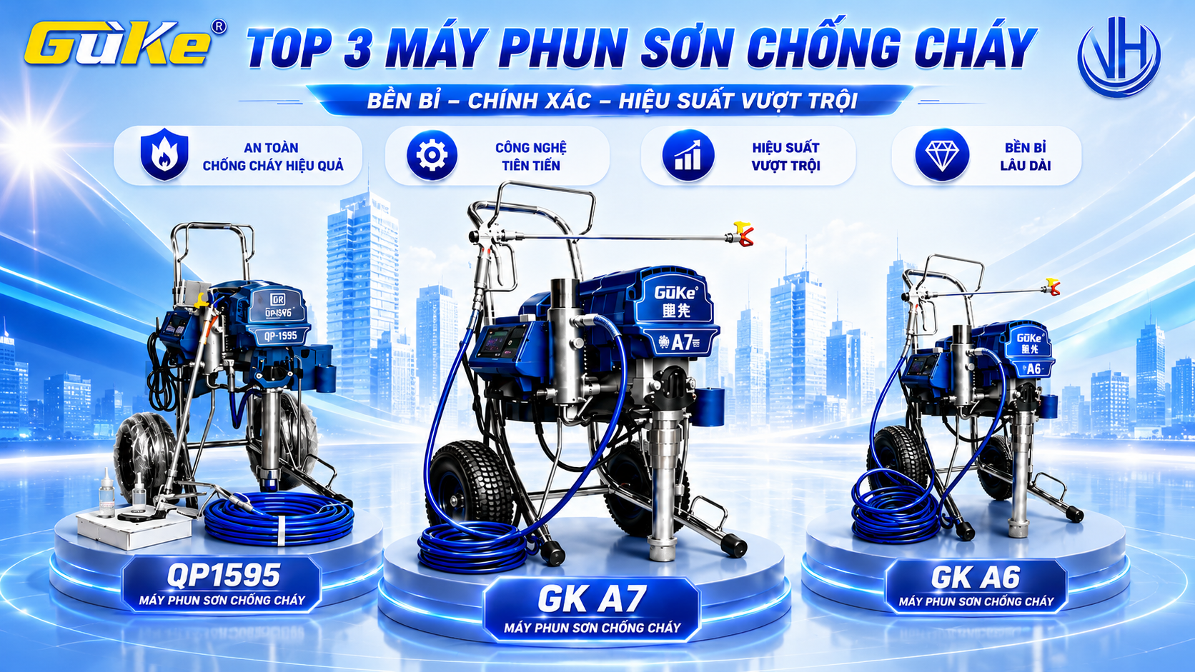 MÁY PHUN SƠN CHỐNG CHÁY
